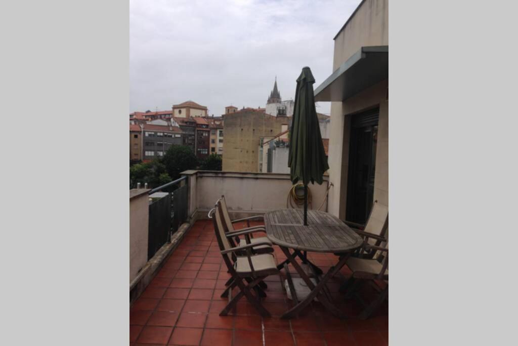 דירות Atico Centro Oviedo 3Hab+Garaje+Terraza+Wifi מראה חיצוני תמונה