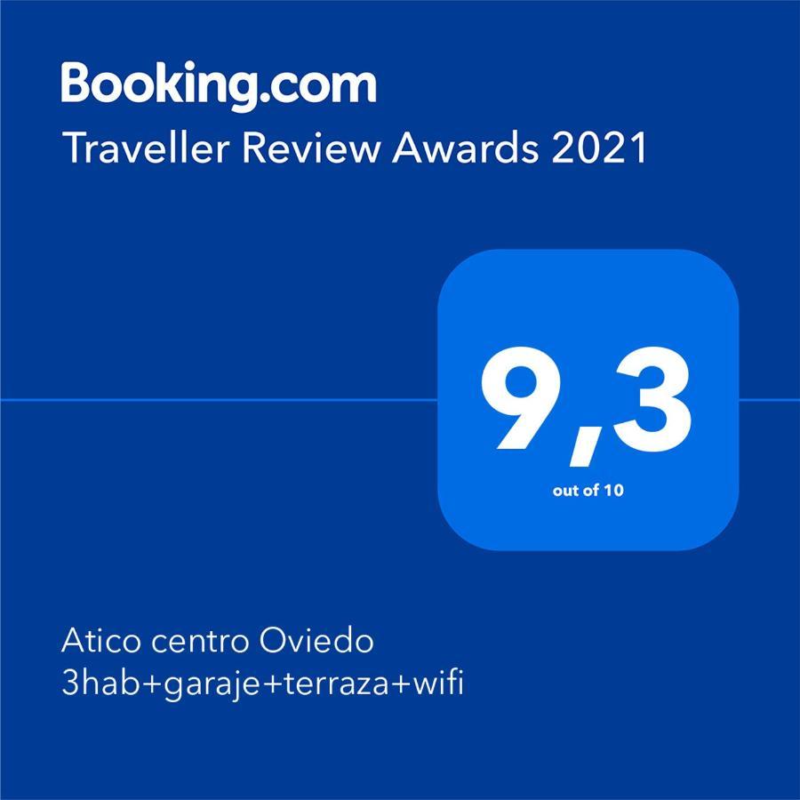 דירות Atico Centro Oviedo 3Hab+Garaje+Terraza+Wifi מראה חיצוני תמונה